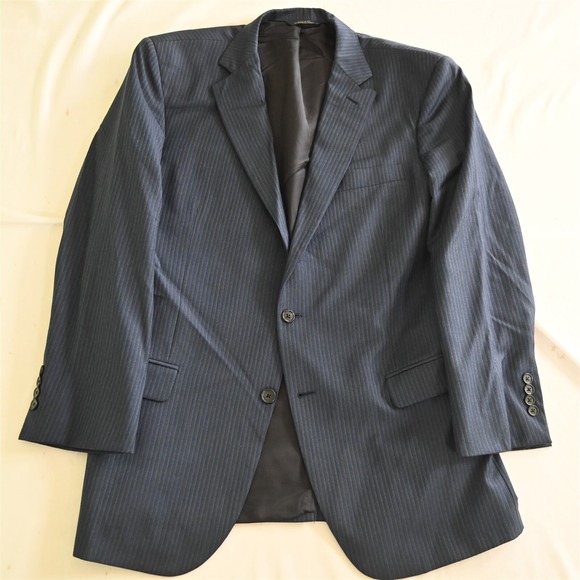 Brooks Brothers‎ 43R 44R Striped Saxxon 1818 Madison Blazer Jacket Sport Coat